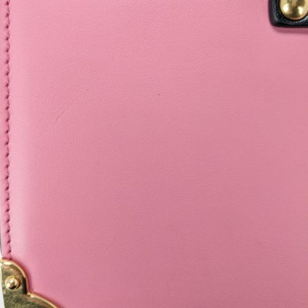 SOLD Prada Cahier Lightning Heart Studded Medium Pink Leather Cross Body Bag - Picture 8 of 10